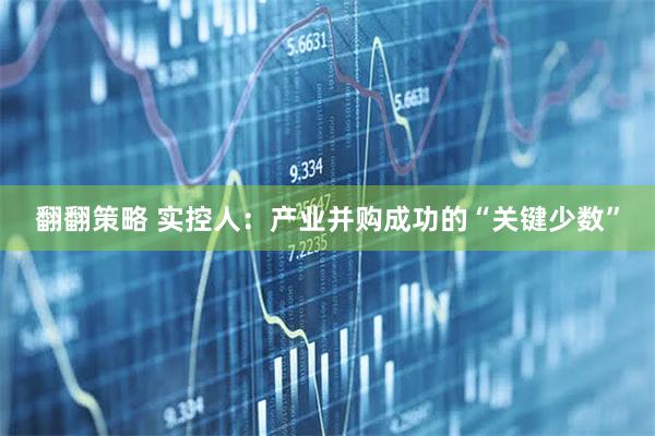翻翻策略 实控人：产业并购成功的“关键少数”