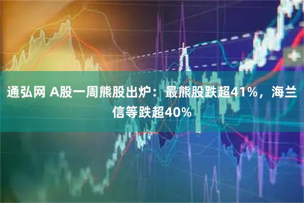 通弘网 A股一周熊股出炉:最熊股跌超41%,海兰信等跌超40%